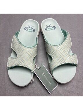 Revitalign Kholo Slide Sandal Turquoise, US 12 B